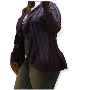 Dress Barn Purple Cardigan Size XL